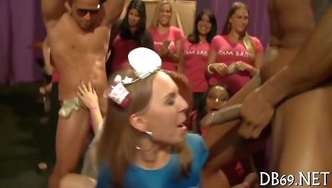 Busty ebony and brunette girl fucked by a big black dick