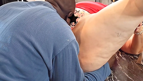 Amateur mature with big tits gets fucked from behind