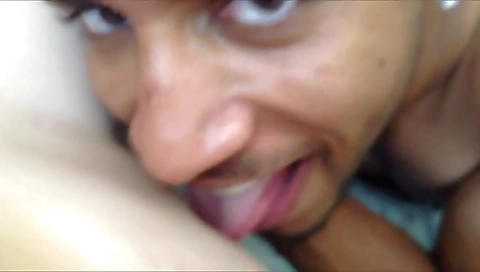 Amateur video that has a hot brunette that wishes for his cock