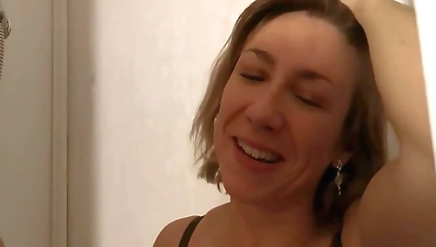 Busty milf with a tattooed pussy is with a black dude