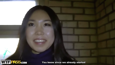 Asian brunette gets fucked and penetrated in various positions