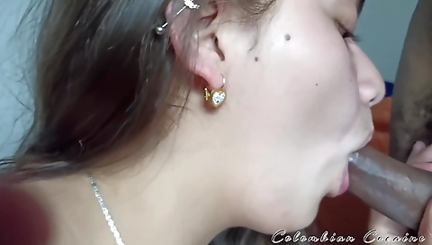 Brunette stepsister gets fucked by her stepbrother