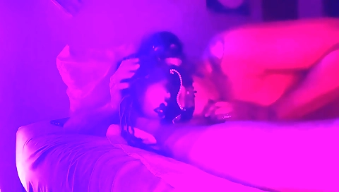 Charming brunette sucks and rides a big black cock