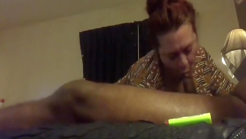 Horny brunette takes a hot hard fuck with a mature redhead