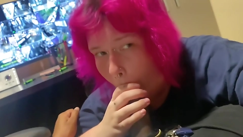 Amature interracial couple in pov filmed in office