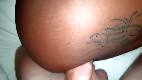 Ebony babe with a big ass gets fucked hard in this video