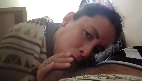 Mature woman fucks hard in her mouth